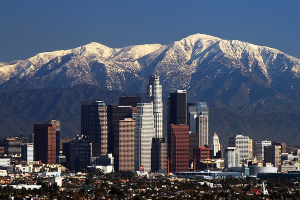 Downtown Los Angeles skyline, California, United States photo