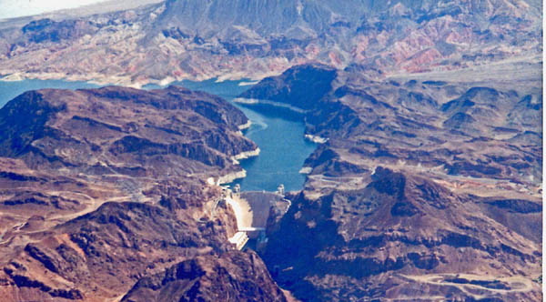Hoover Dam on the Colorado River, Arizona, United States photo