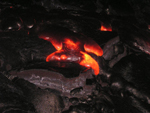 Molten lava, Kilauea volcano, Volcano National Park, Big Island, Hawaii, United States photo