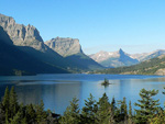 Saint Mary lake, Glacier National Park, Montana, United States photo