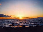 Sunset over Maui, Hawaii, United States photo